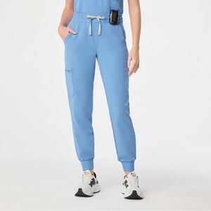 FIGS Ceil Blue High Waisted Uman Relaxed Jogger Scrub Pants
